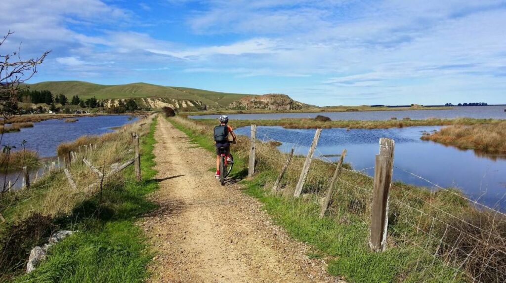 Radweg bei Christchurch